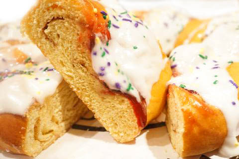 The Traditional king cake